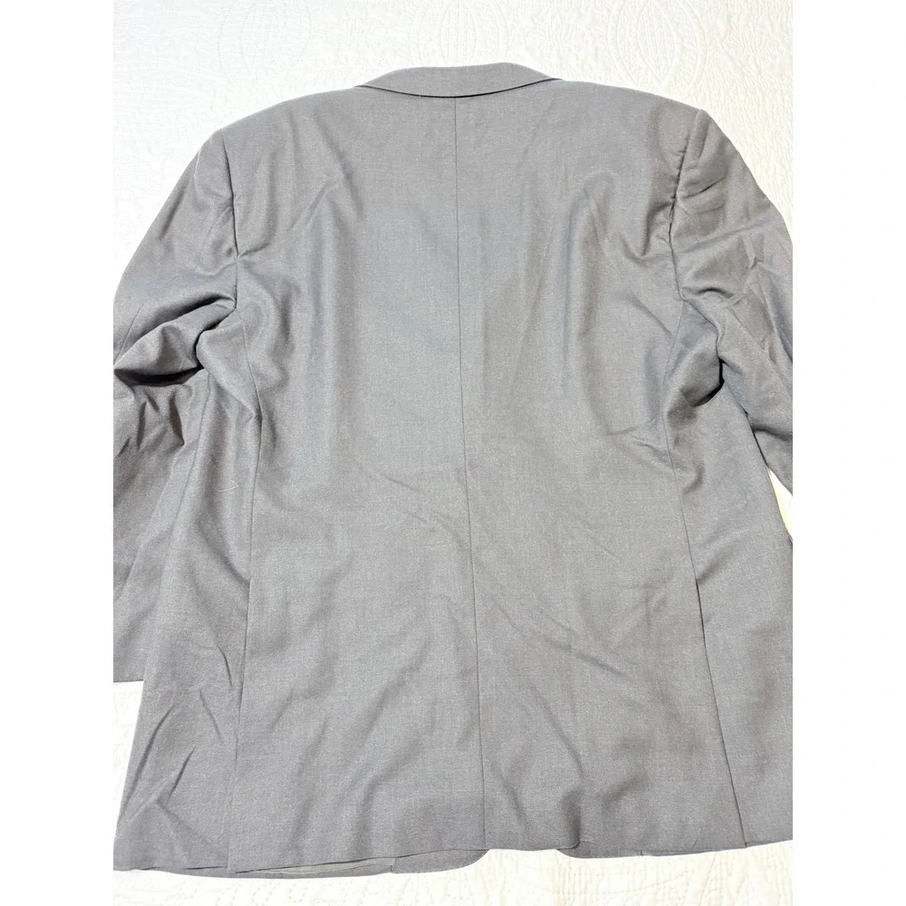 Ermenegildo Zegna Gray Suit‎ Jacket Blazer Menswear Made in Switzerland 44